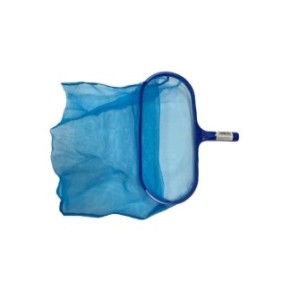 Pulitore per piscina con rete profonda, blu 25x35 cm
