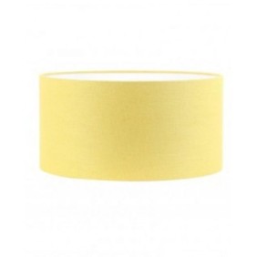 Paralume cilindrico in tessuto Livigno, giallo, 45 x 45 x 32 cm