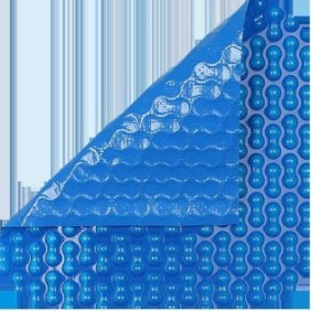 Pellicola di protezione termica GeoBubble, International Cover Pool, 700 micron, Piscine 2 x 3,5 m, Senza rinforzi, Polietilene, Blu