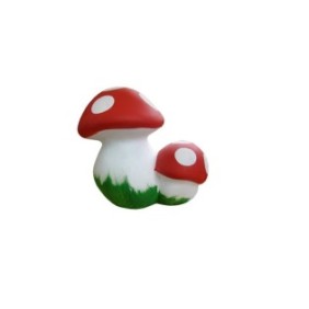 Coppia funghi, decorazione giardino, Eventeam, ceramica, H 16 cm