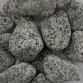 Pietra decorativa naturale tonda, granito, interno/esterno, grigia, 20-40 mm, 20 kg