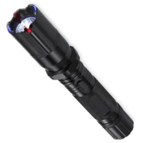 FOXMAG24® Elettroshock è una torcia laser, custodia in alluminio, batteria integrata, nera
