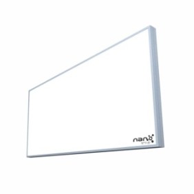 Scatola luminosa semplice con frontali personalizzati, Nano Group, profilo in alluminio, 300 x 100 cm, slim