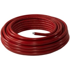 Tubo multistrato isolato Henco, diametro 20 mm, inserto alluminio 0,4 mm, bobina 50 m, Rosso