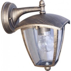 Lanterna da sterno, Klausen Fargo bronzo antico, E27, H:22 cm, IP44