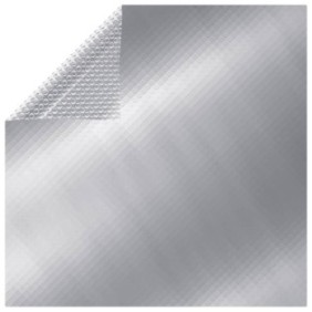 vidaXL copertura per piscina, argento, 975x488 cm, PE