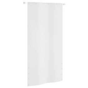 Paravento per balcone vidaXL, bianco, 120x240 cm, tessuto oxford