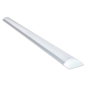 Pannello LED a superficie, ECO-LIGHT, Slim, Alluminio/Plastica, Bianco caldo (3000K), 36W, 1.2 m, Argento