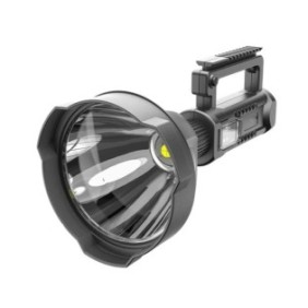 Proiettore Alainn ® USB ricaricabile, diametro 15,5 cm, lunghezza 31 cm, ultra luminoso, 20000 W, batteria al litio, impermeabile