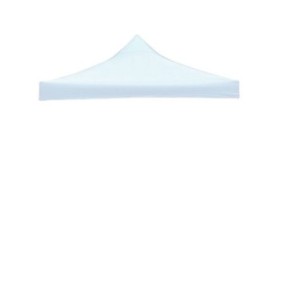 Telone, tettoia per tenda Flippy, 3 x 3 m, impermeabile, rivestito in tessuto oxford 700D, gommato Bianco