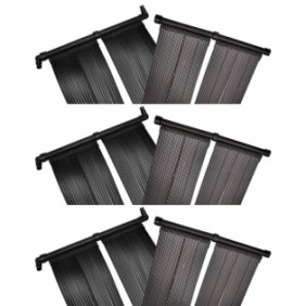 Set di 6 riscaldatori solari per piscina vidaXL, 80 x 620 cm, 10,05 kg