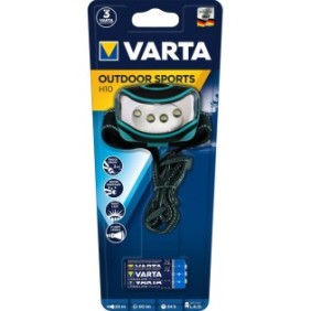 Lampada frontale Varta 16630, LEDx4, 3 batterie AAA incluse