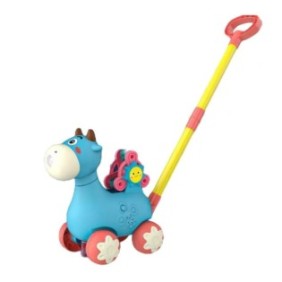 Giocattolo per bambini Woopie, modello - Mucca, Suoni e bolle di sapone, Plastica, Multicolore