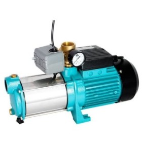 Pompa idraulica, Omnigena, Acciaio inossidabile, 2200/400V, Argento/Blu
