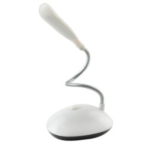 Lampada da scrivania "LikeSmart Desk Lamp", supporto flessibile a 360°, 4 LED, Bianco