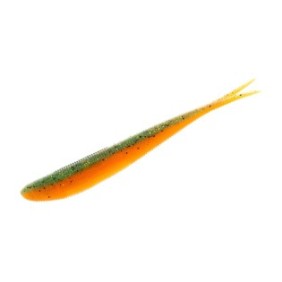 Set di 5 esche in gomma, Mikado, 10 cm, Arancione