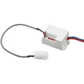 Mini sensori di movimento, Ultralux, plastica, 12-24 V DC, 360°, 6 M, multicolore
