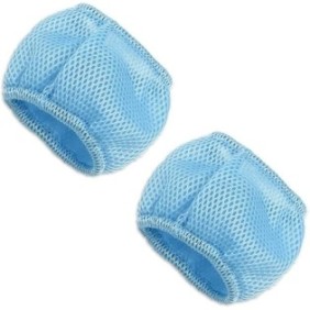Set di 2 reti protettive per filtro piscina, Materiale tessile, Compatibilità multipla, 105 x 68 mm, Blu
