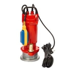 Pompa ad acqua sommergibile, Heber® QDX1.5-16 con galleggiante, 370 W, 16 m, 1,8 m3/h, 1 Tol, corpo in ghisa
