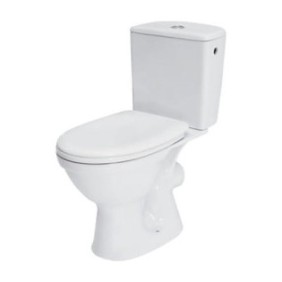 Sedili WC Merida, PSB, polipropilene, 62,5x37x75,5 cm, 3/6 L, bianco