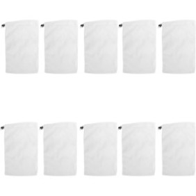 Set di 10 sacchetti per piscina, Sunmostar, 33x20 cm, Bianco