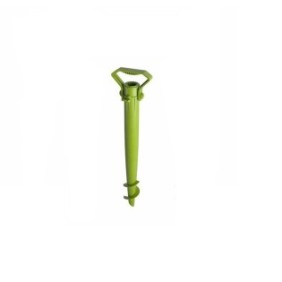 Supporto in plastica per ombrelloni, plastica, lungo 40 cm, Verde