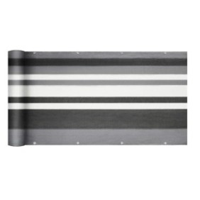 Telo per balcone Sekey, polietilene/metallo, grigio 90 x 600 cm