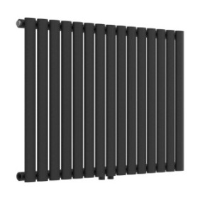 Radiatore, neu.haus, PXAF-0013 Nore, 60 x 90 x 5,6 cm, acciaio, nero, 653 W