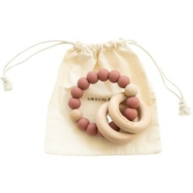 Set di anelli da dentizione, Grech & Co, Legno, Multicolor