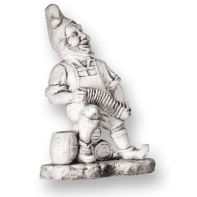 Statua decorativa. Cono per fisarmonica nano bavarese da 20 kg, 30/20/55 cm