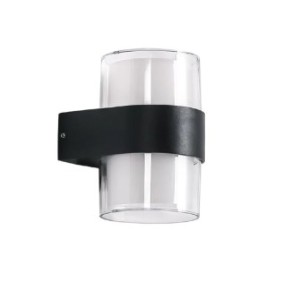 Lampada da parete a LED per interni/esterni, resistenza a polvere/umidità IP65, Saturn, 10W