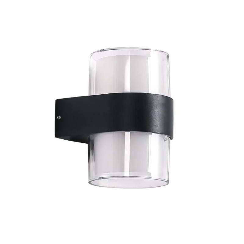Lampada da parete a LED per interni/esterni, resistenza a polvere/umidità IP65, Saturn, 10W