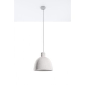 Sollux Lighting Damaso Sospensione E27, 60W, Design Loft, Bianco