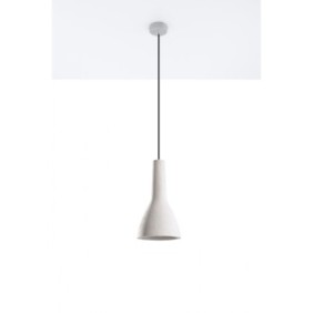 Sollux Lighting Empoli Sospensione E27, 60W, Design Loft, Bianco