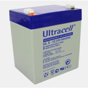 Batteria al piombo 12V 5Ah, Ultracell, UL CODE