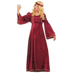Costumi medievali Giulietta bambina 130 cm (6-7 anni)