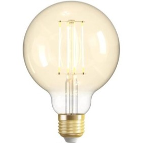 Lampadina intelligente, Woox, LED, 470 lumen, Wi-Fi, 15000 ore, Bianco