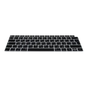 Cover tastiera per Apple MacBook Air 13.3" (2018-2020), Kwmobile, Nero, Silicone, 53983.01