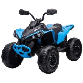 ATV elettrico Premier 4x4 Can-Am Renegade, 12V, ruote in gomma EVA, blu