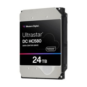 Disco rigido Ultrastar DC HC580, WD, 24 TB, 7200 giri/min, Argento/Nero