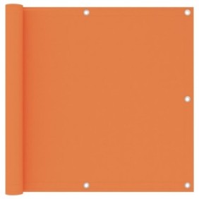 Paravento per balcone con cordino incluso, vidaXL, Tessuto, 90 x 300 cm, Arancione