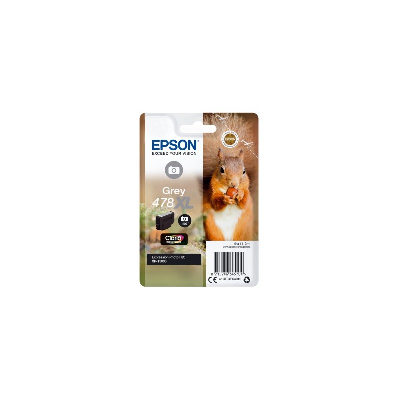 Cartuccia Epson T04F6, grigia 11,2 ml
