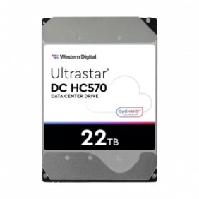Disco rigido WD Ultrastar DC HC570, 22TB, 7200RPM, SATA 6GB/s