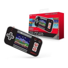 My Arcade DGUN-3911 Gamer V Classic 220 in 1 console portatile portatile nera e rossa