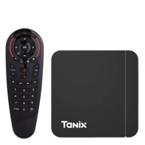 Smart TV Box, Tanix, 4K, Bluetooth, Nero
