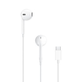 Cuffie Apple In-Ear cablate, connettività USB-C, con microfono e pulsante di controllo del volume, Bianco