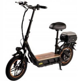 KuKirin C1PRO Bicicletta elettrica pieghevole tipo scooter da città, 48V 15Ah 500W, 14 pollici, Autonomia 60-100KM, Carico massimo 120Kg