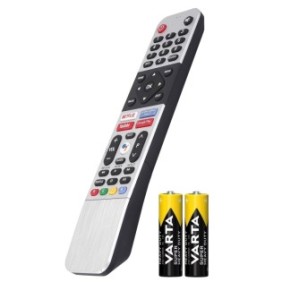 Telecomando TV compatibile Allview, 32ePLAY6100H, colore grigio, batterie incluse