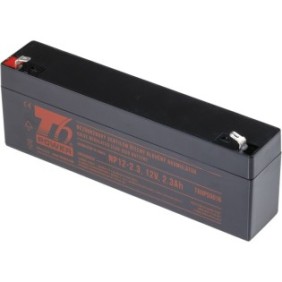 Batteria T6 Power compatibile con NP12-2.3, 12V, 2.3Ah