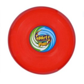 Disco frisbee rosso, in plastica, SyaMAG®, 26 cm